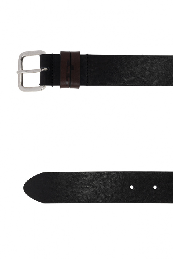 Diesel 'B-Met' leather belt