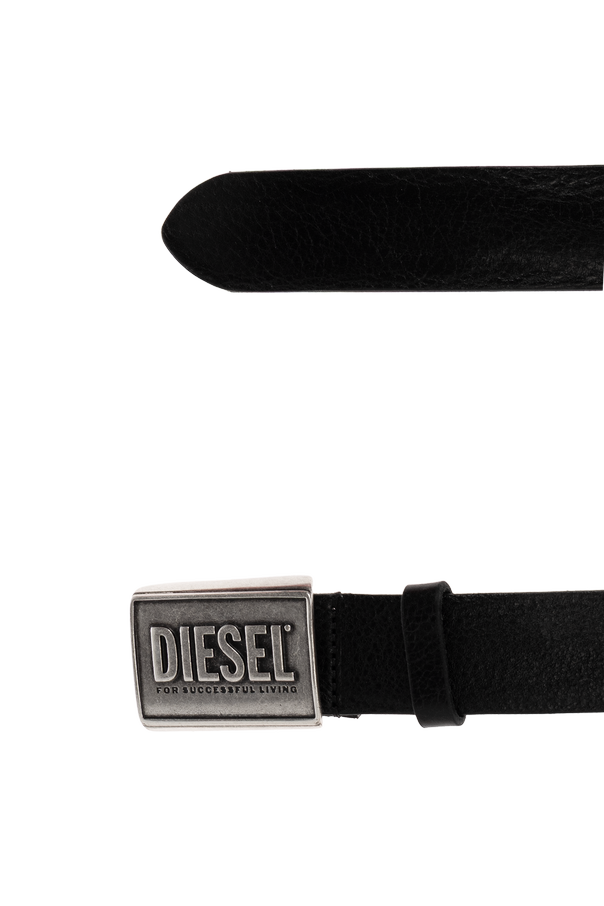 Diesel Cinturón de cuero ‘B-METAL BISCOTTO’