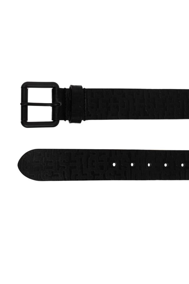 Diesel Leather belt ‘B-MONOGRAM’