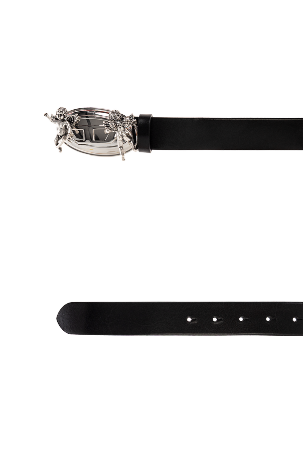 Diesel Leather belt ‘B-OVAL ANGELS’