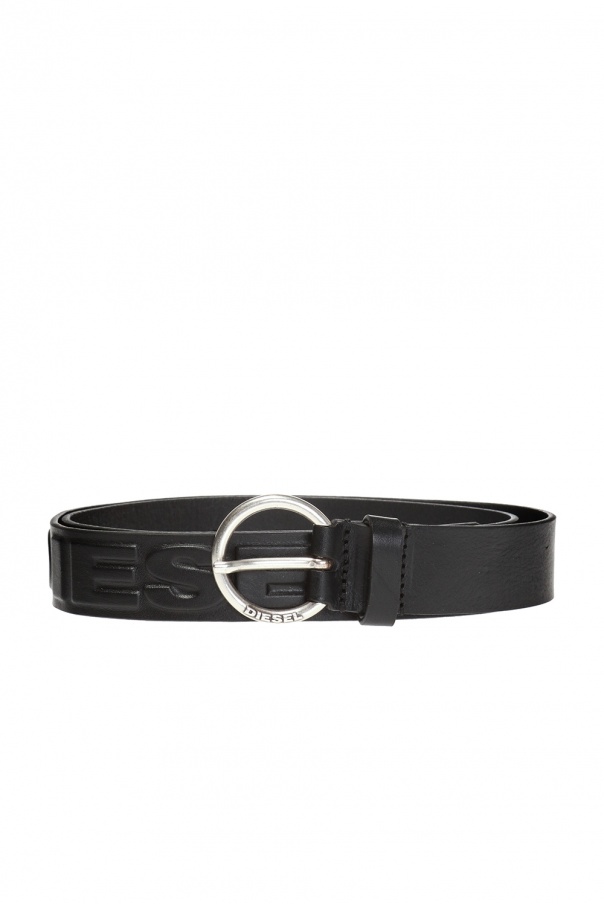 Diesel Logo-embossed belt