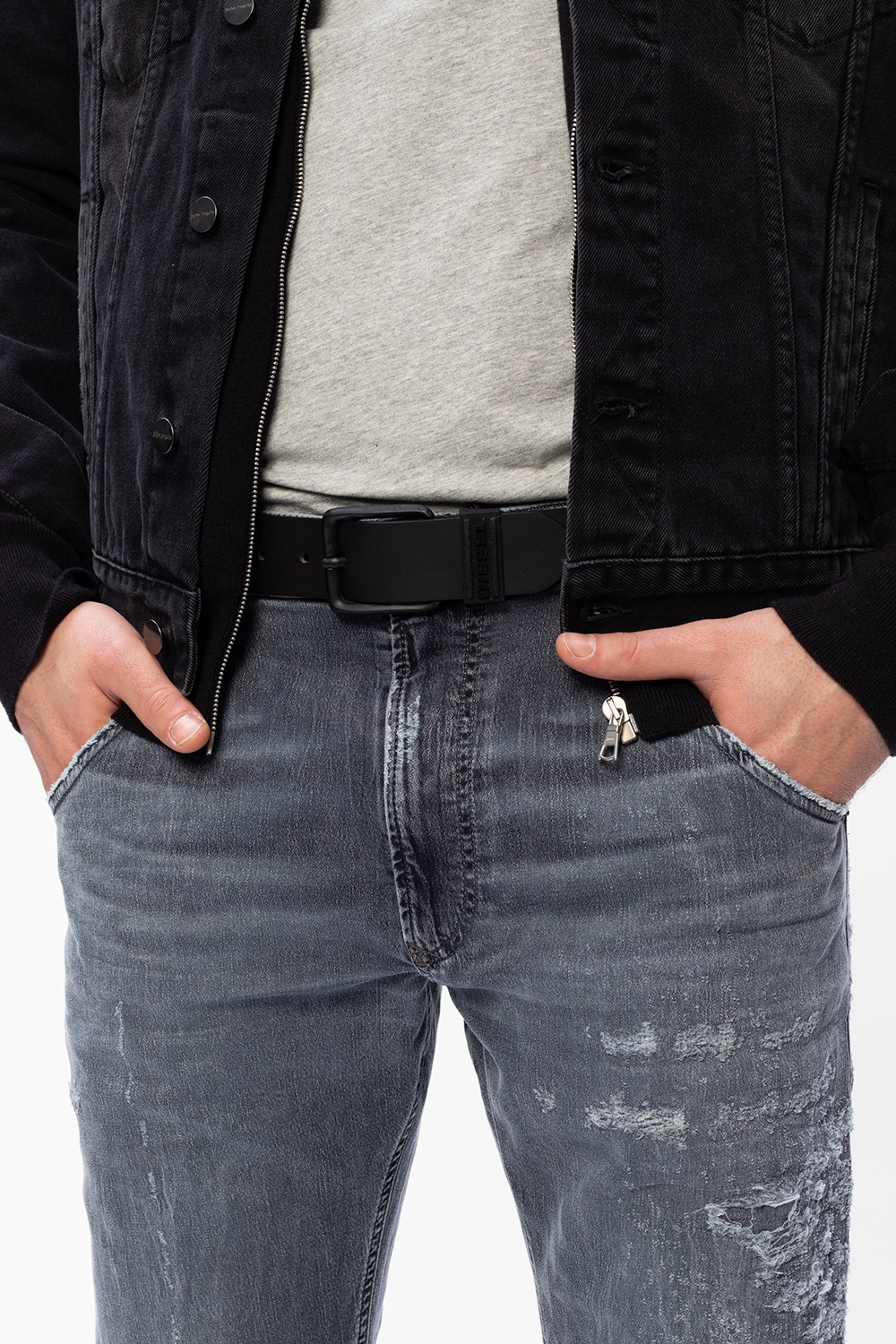 Diesel ‘B-Rublo’ leather belt