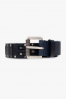 Diesel NAVY BLUE ‘B-STELLAR’ leather belt