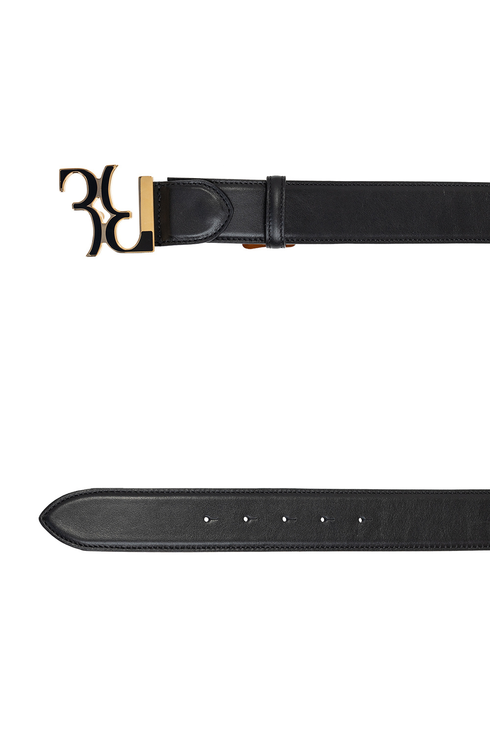 Billionaire Boys Club Logo-Buckle Leather Belt