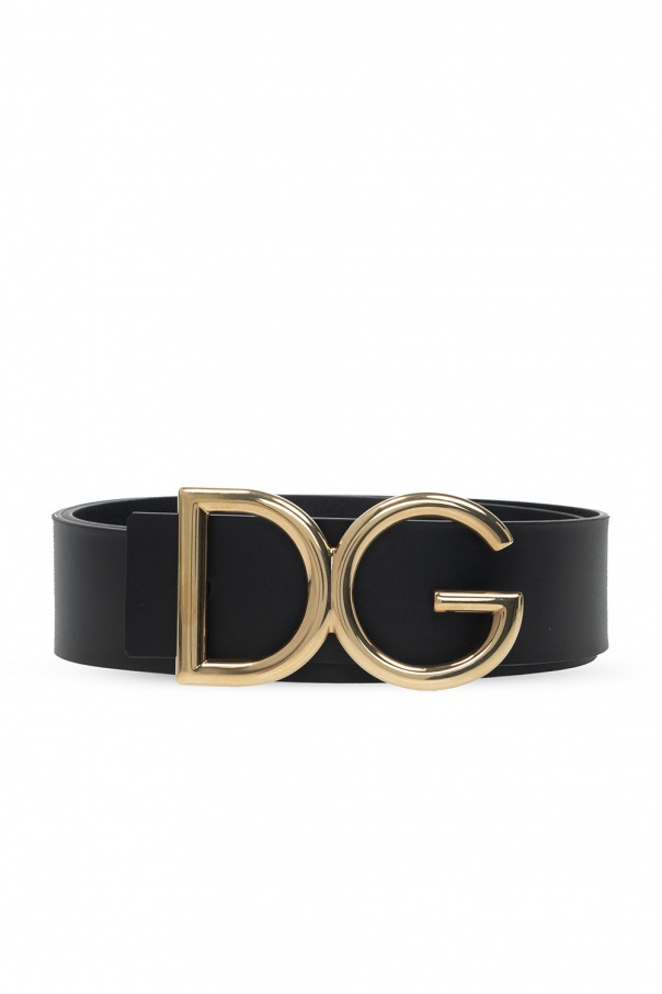 Dolce & Gabbana heart pendant earrings Branded belt