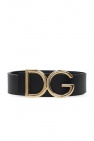 Dolce & Gabbana colour-block slogan-print T-lipstick Branded belt