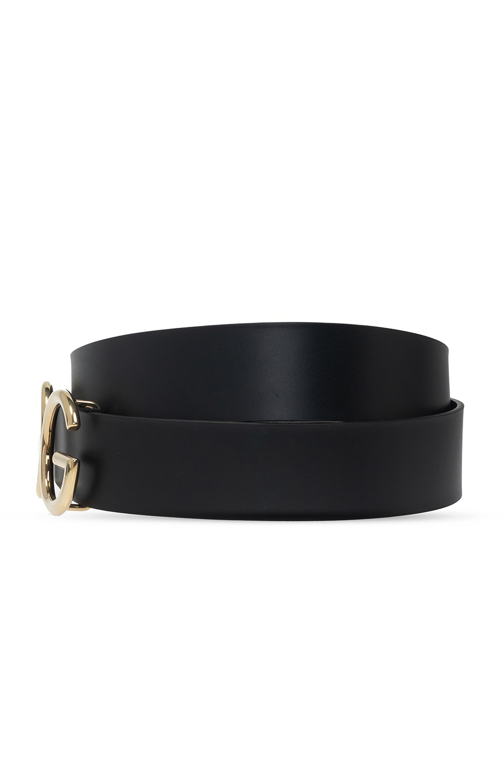 Dolce & Gabbana colour-block slogan-print T-lipstick Branded belt