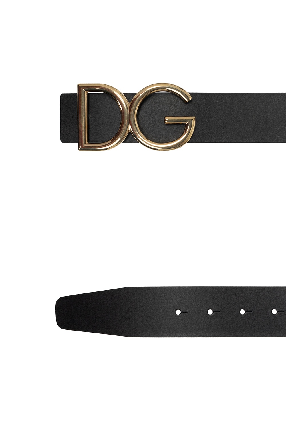 Dolce & Gabbana Kids patent ballerinas Branded belt