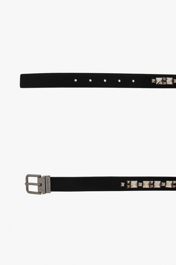 Dolce & Gabbana Studded leather belt