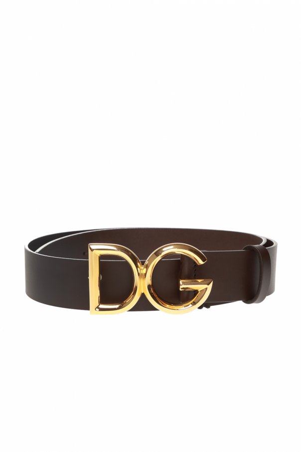 Dolce & Gabbana WOMEN ANKLE BOOT FLAT Belt with logo