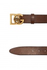 Dolce & Gabbana Leather belt with logo