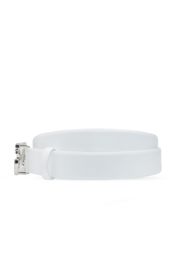 White Belt with logo Dolce & Gabbana - Vitkac KR