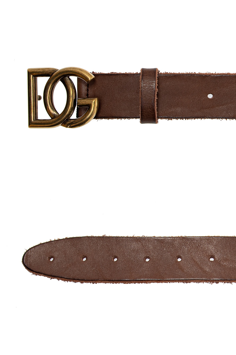 Brown Leather belt Dolce & Gabbana - Vitkac France