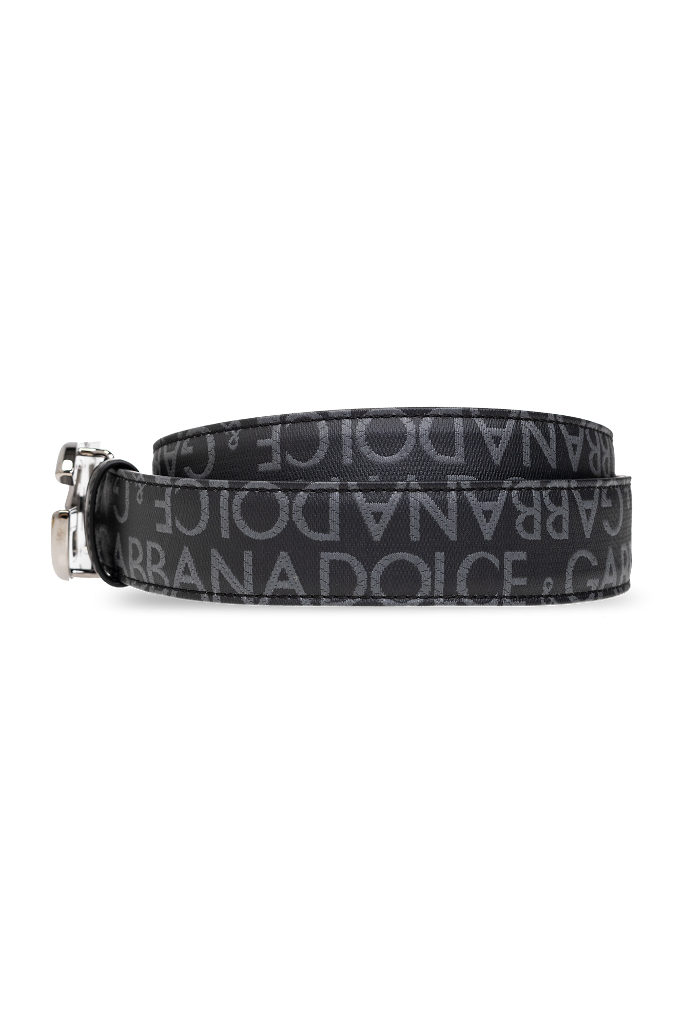 Dolce & Gabbana Eyes Talk graphic-print T-shirt Belt with logo