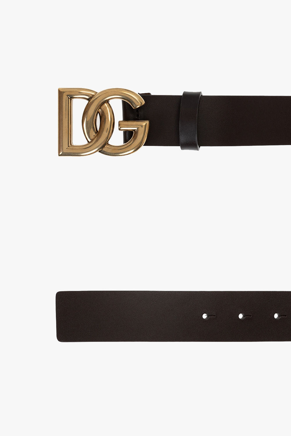 dolce wkowa and Gabbana Glass Slipper pump Leather belt