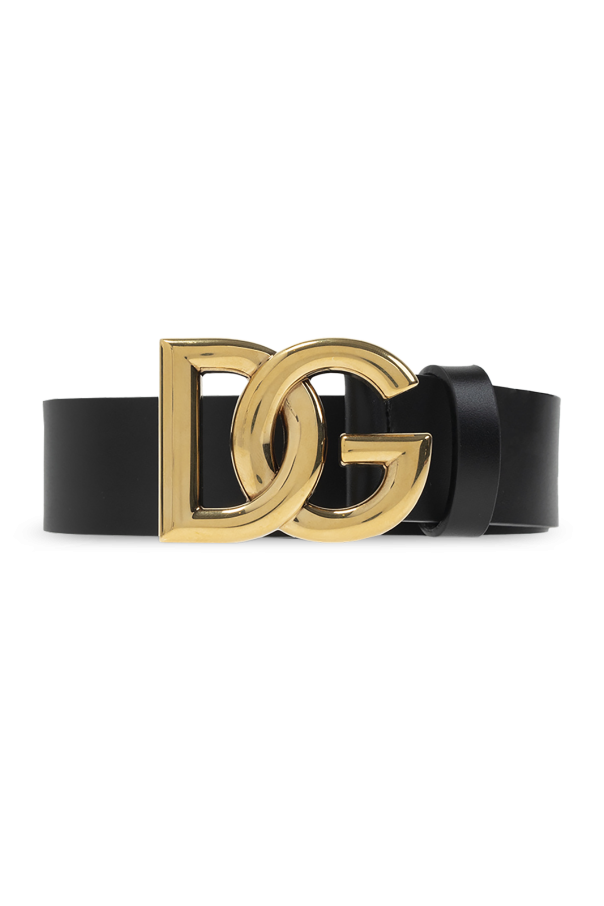 Caratteristiche Dolce & gabbana Legare Dolce & Gabbana Woman's Bluette Leather Buckle With Dg Metal Logo