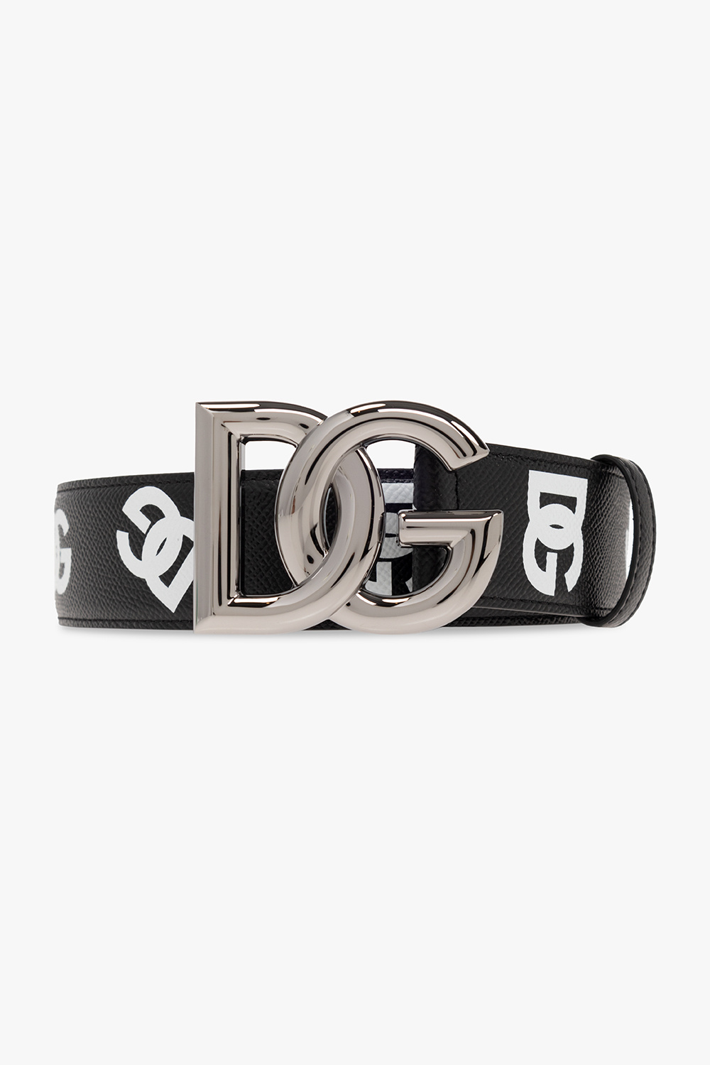 dolce lace & Gabbana two-tone sneakers Leather belt with logo
