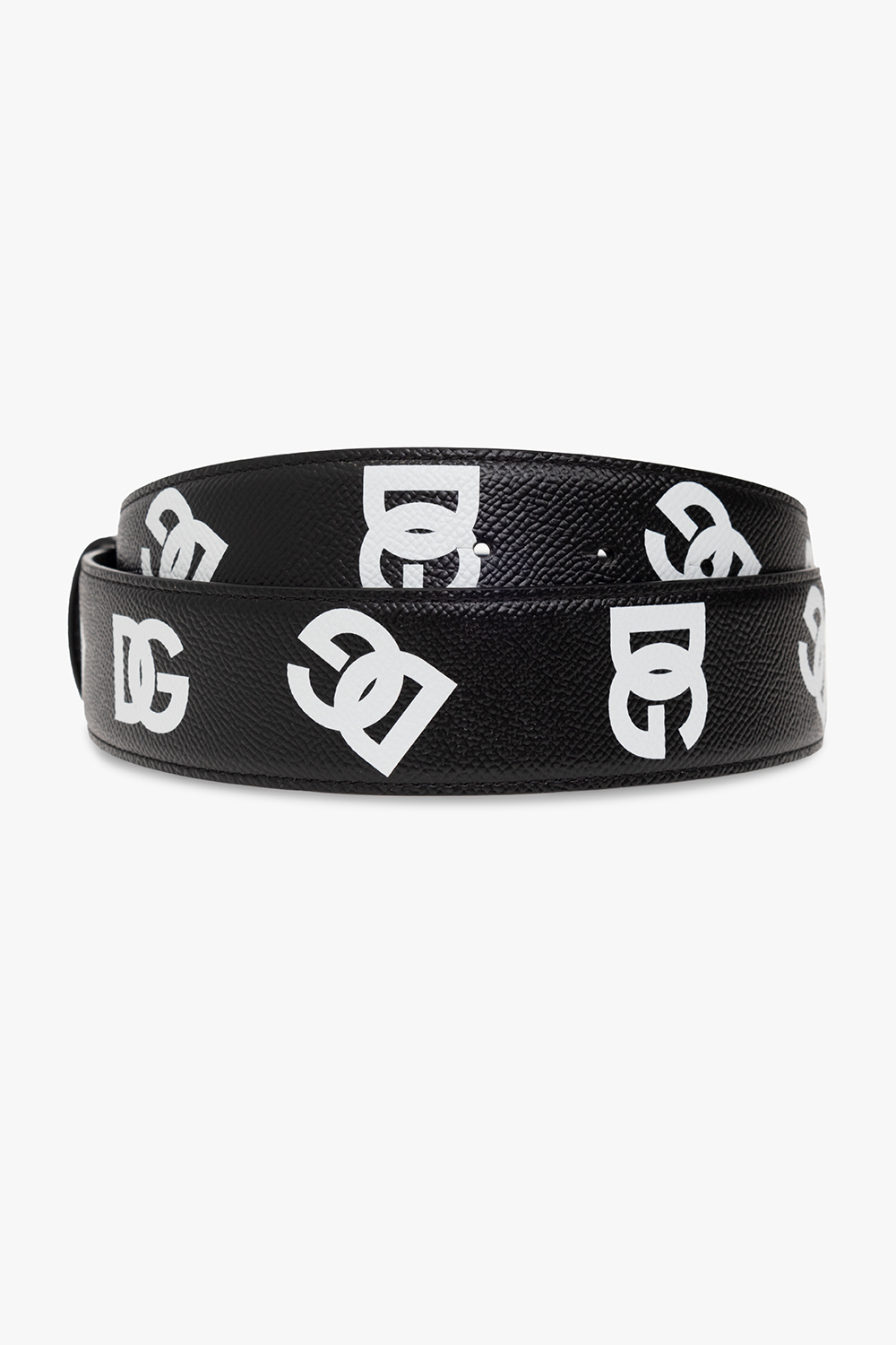 dolce lace & Gabbana two-tone sneakers Leather belt with logo