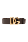 Dolce & Gabbana crown logo buckle belt