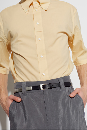 Lemaire Skórzany pasek z aplikacjami