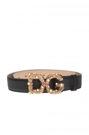 dolce socks & Gabbana diamond embellished 24mm watch