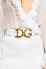 Dolce & Gabbana WHITE Leather belt