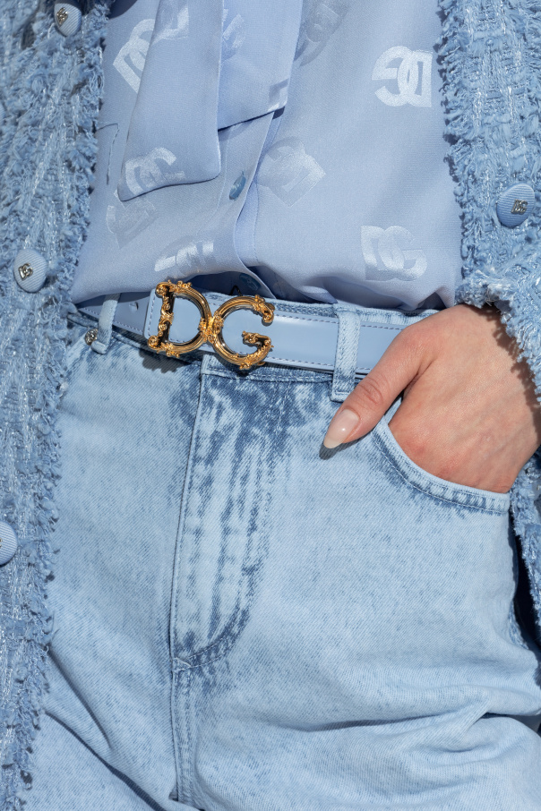 Dolce & Gabbana Suede belt