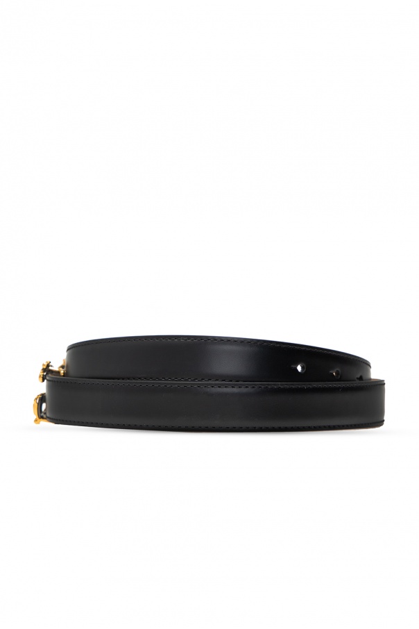 Dolce & Gabbana woven loafers Leather belt