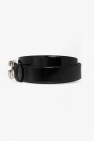 Dolce & Gabbana BLACK Patent leather belt with logo