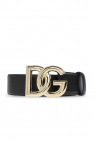 dolce & gabbana gold cross earrings Leather belt