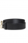 dolce & gabbana gold cross earrings Leather belt