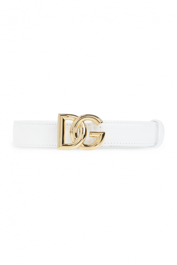 Dolce & Gabbana python-effect 30mm mules Leather belt