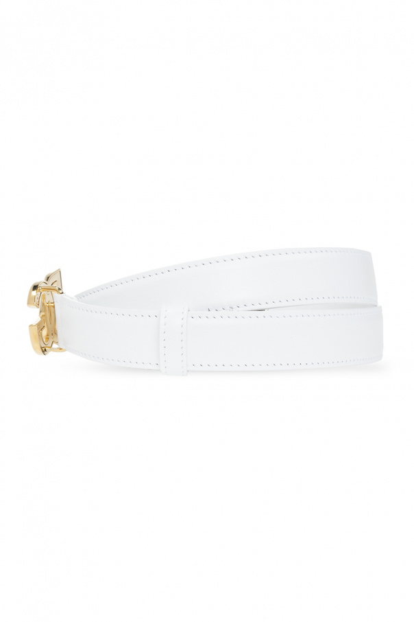 Dolce & Gabbana python-effect 30mm mules Leather belt