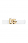 Dolce & Gabbana Kids boucle dress Leather belt
