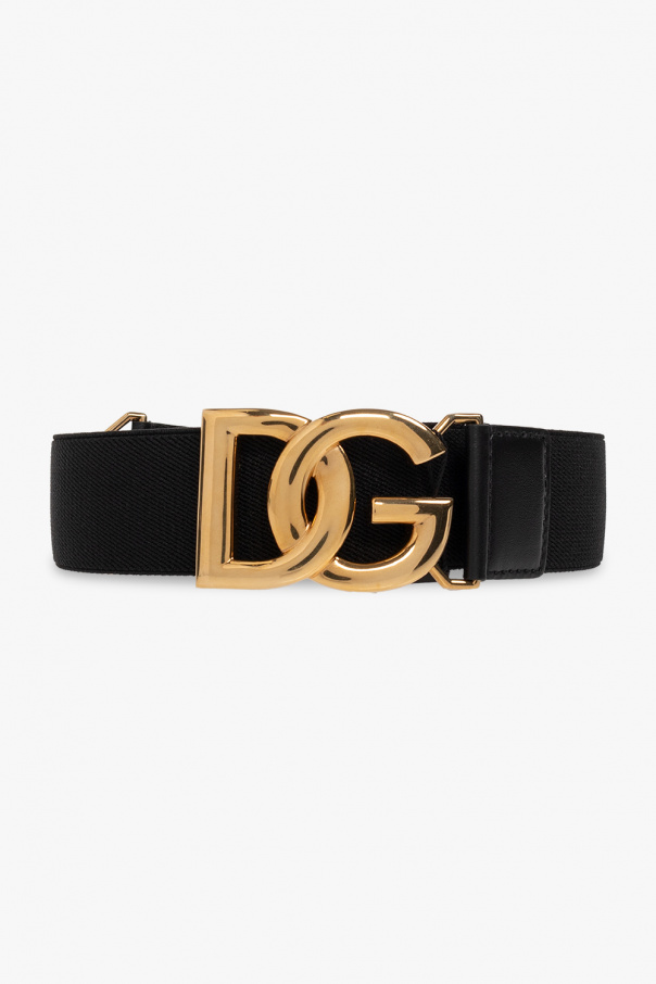 Dolce & Gabbana Elastic belt with logo