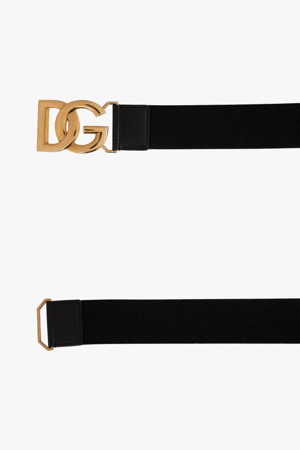 Dolce & Gabbana Elastyczny pasek z logo