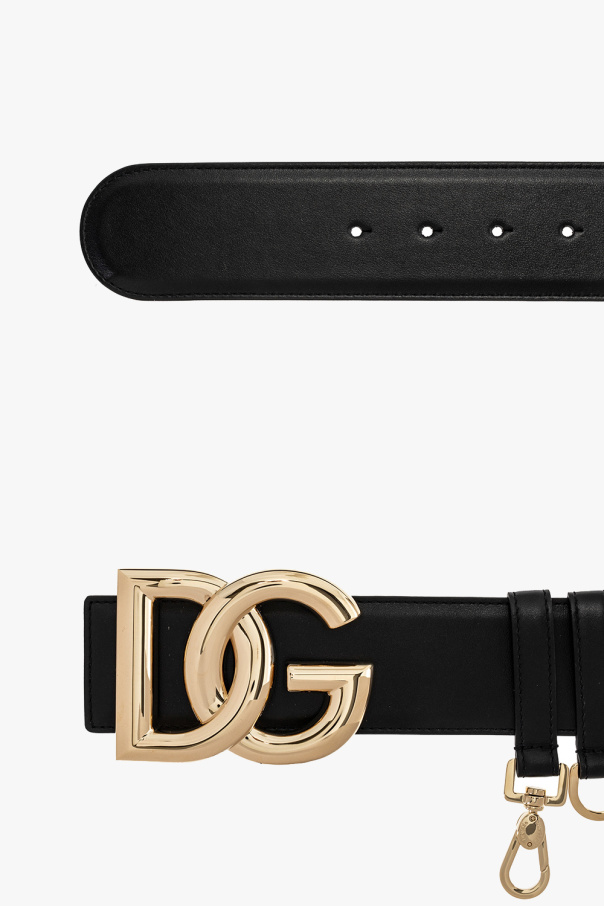 Dolce & Gabbana Kids floral-print sandals Belt with logo