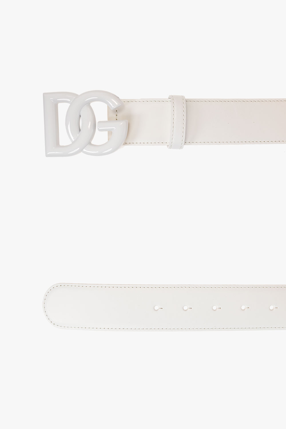 White Belt with logo Dolce & Gabbana - Vitkac Italy