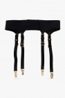 Dolce & Gabbana BLACK Suspender belt with logo