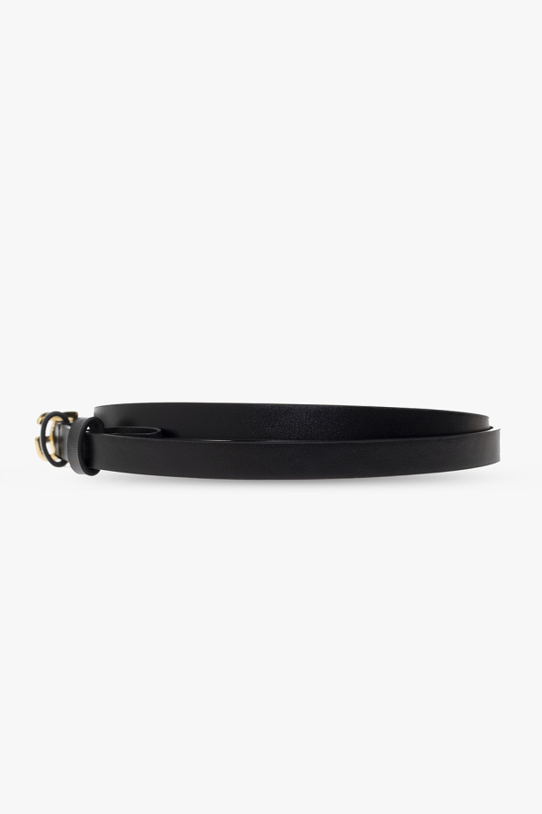 dolce LEATHER & Gabbana Leather belt with logo