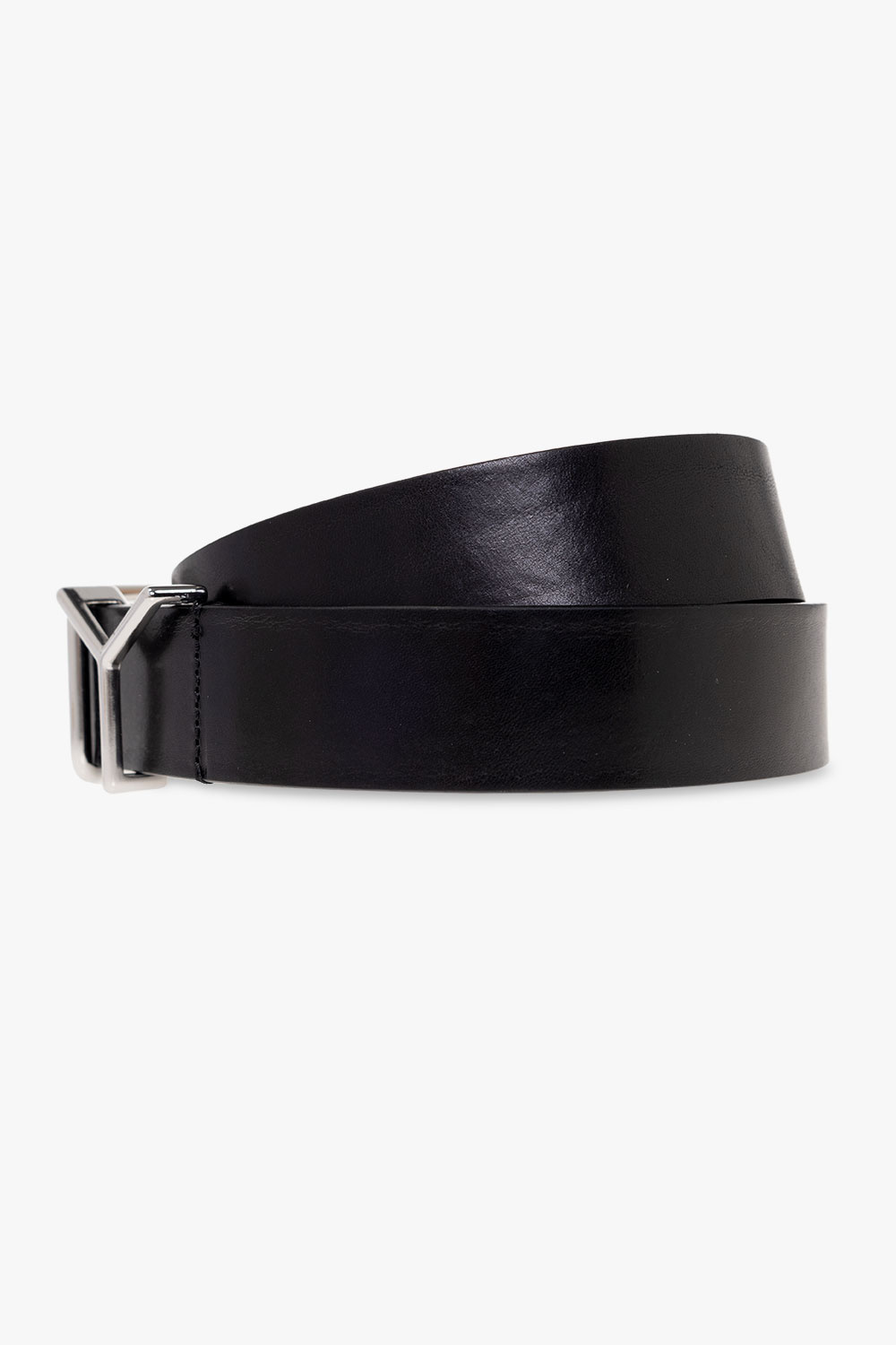 Shape leather belt Louis Vuitton Silver size 90 cm in Leather