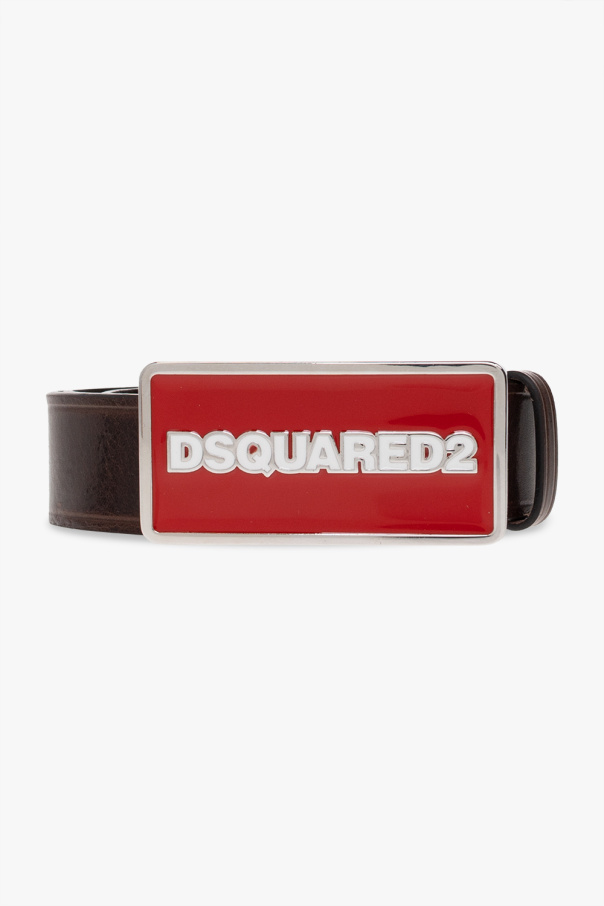 Dsquared2 Leather belt with logo