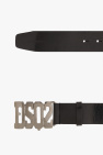 Dsquared2 BLACK Belt with logo