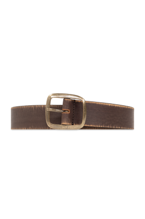 Leather belt