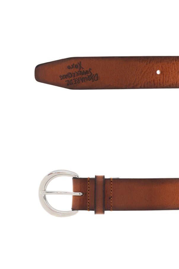 Dsquared2 Leather belt "Summer Lovers" capsule