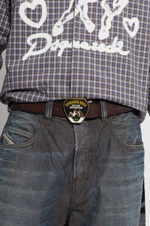Dsquared2 Skórzany pasek