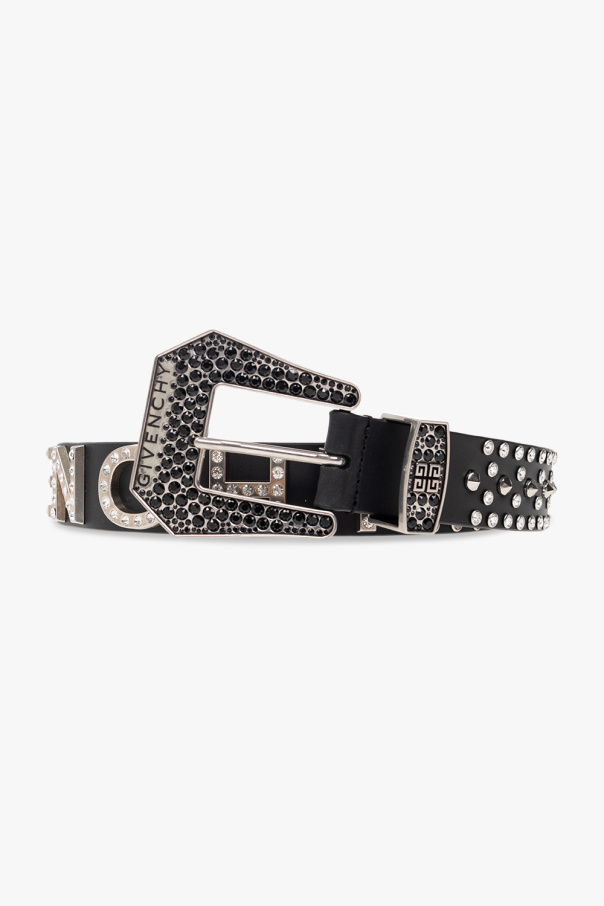 Leather belt with logo od Givenchy