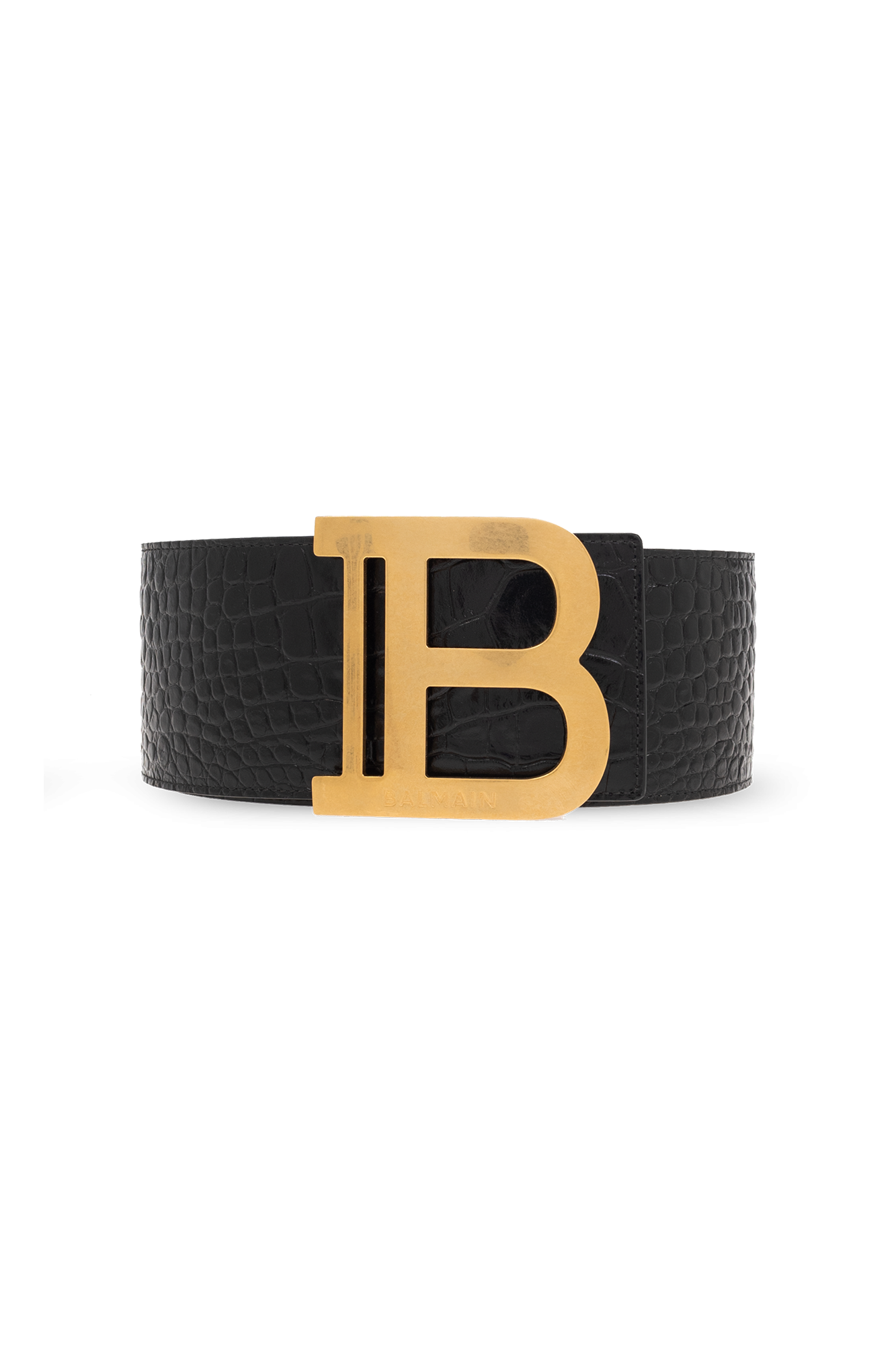 balmain boater hat - GenesinlifeShops Germany - Black Wide waist belt  Balmain