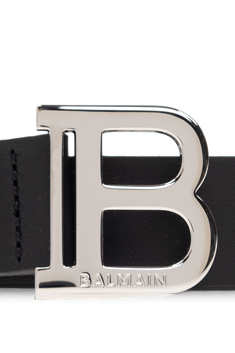 Balmain cropped Kids Leather belt