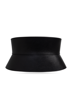 Leather waist belt